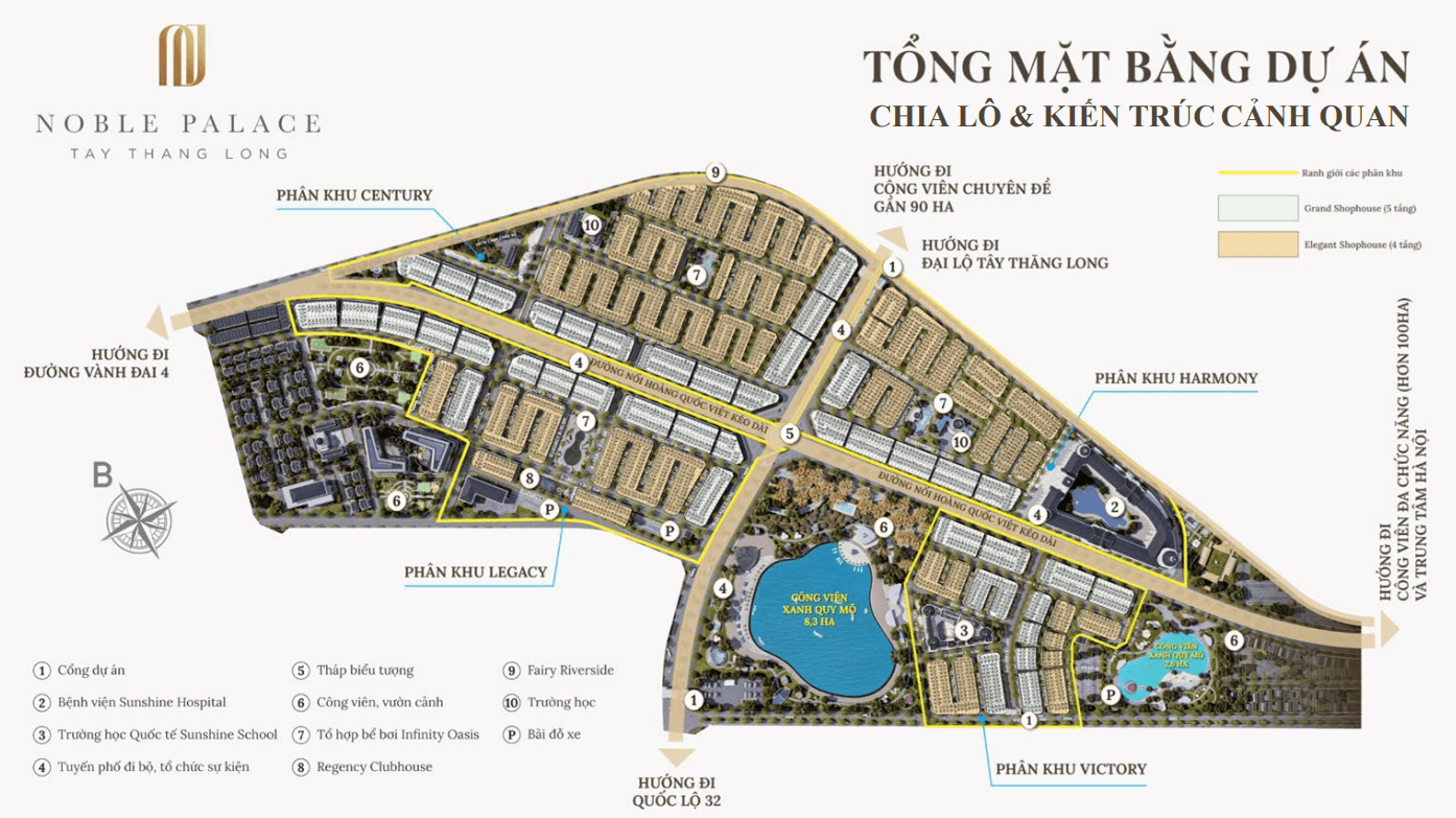 TỔNG MẶT BẰNG DỰ ÁN